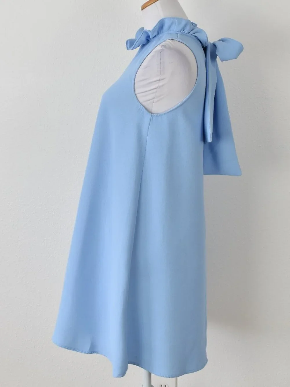 Pomander Place Blythe Baby Blue Mini Dress - S - Picture 5 of 9